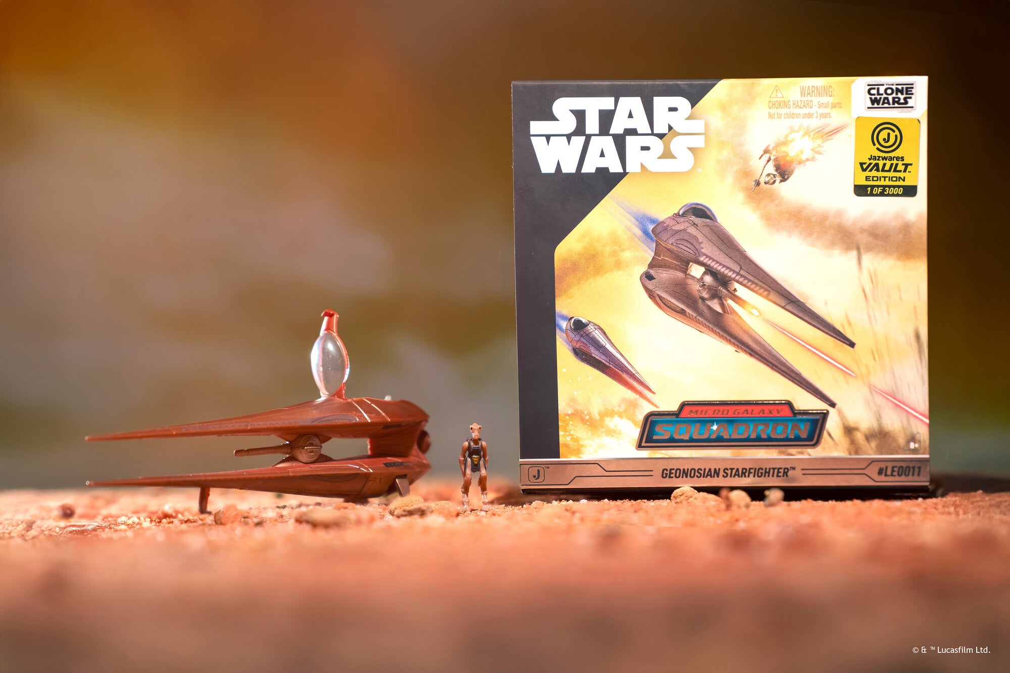 STAR WARS™ Micro Galaxy Squadron Geonosian Starfighter - Image 3