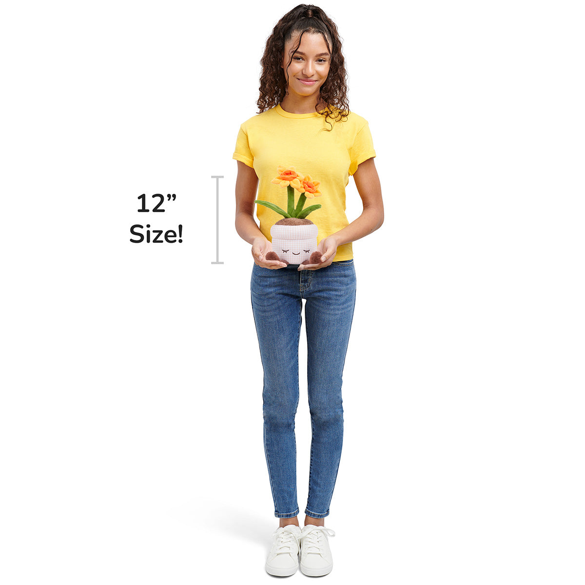 Greenhouse by Russ 12-Inch Daffodil Plush - Image 5