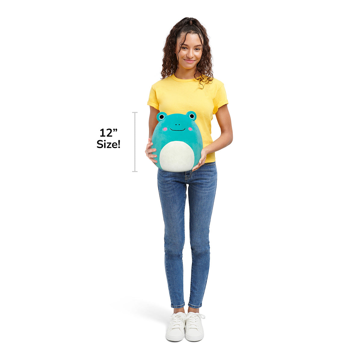 12-Inch Ludwig the Teal Frog with Mint Green Belly - Image 7