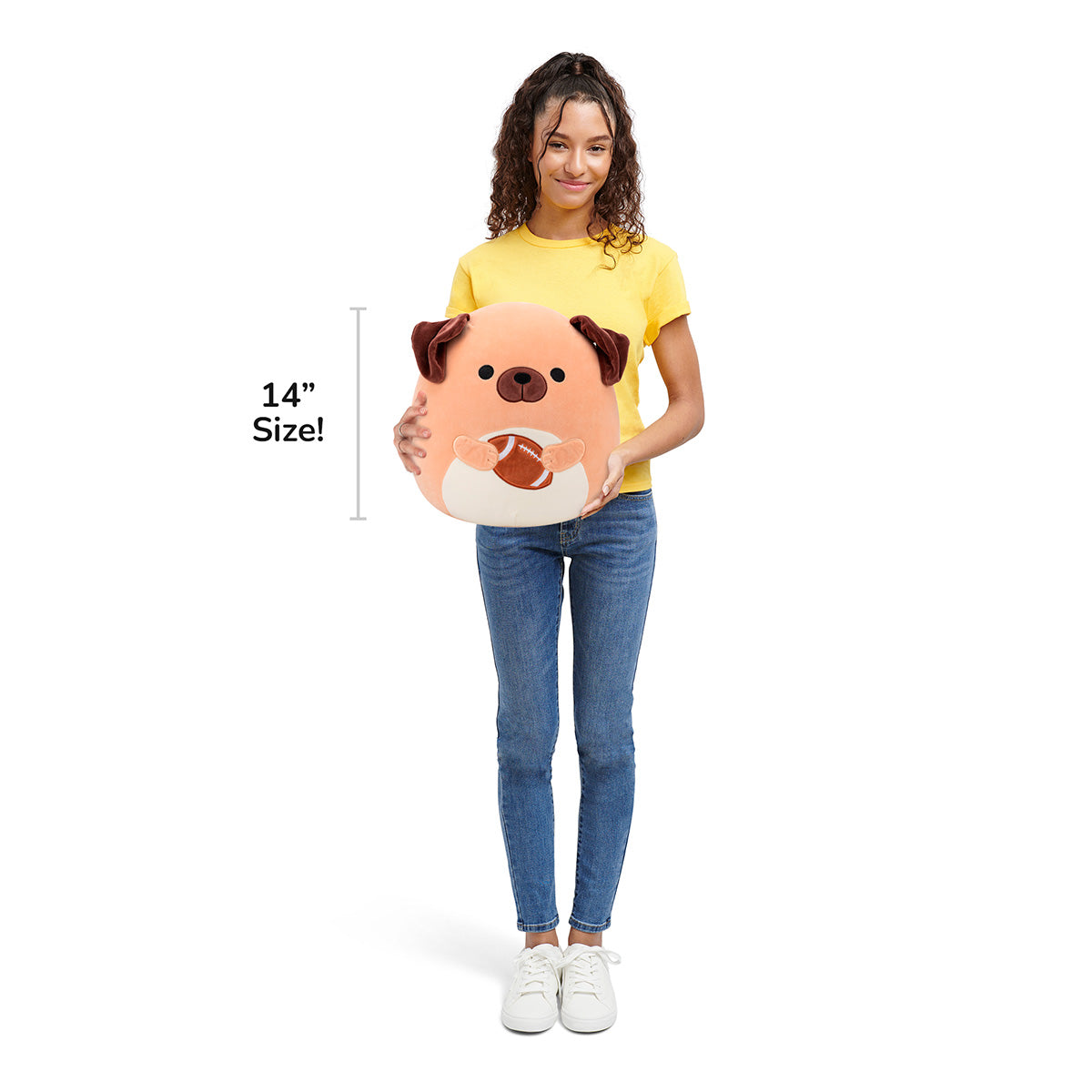 14-Inch Daryl the Brown Dog Holding Football - Image 7