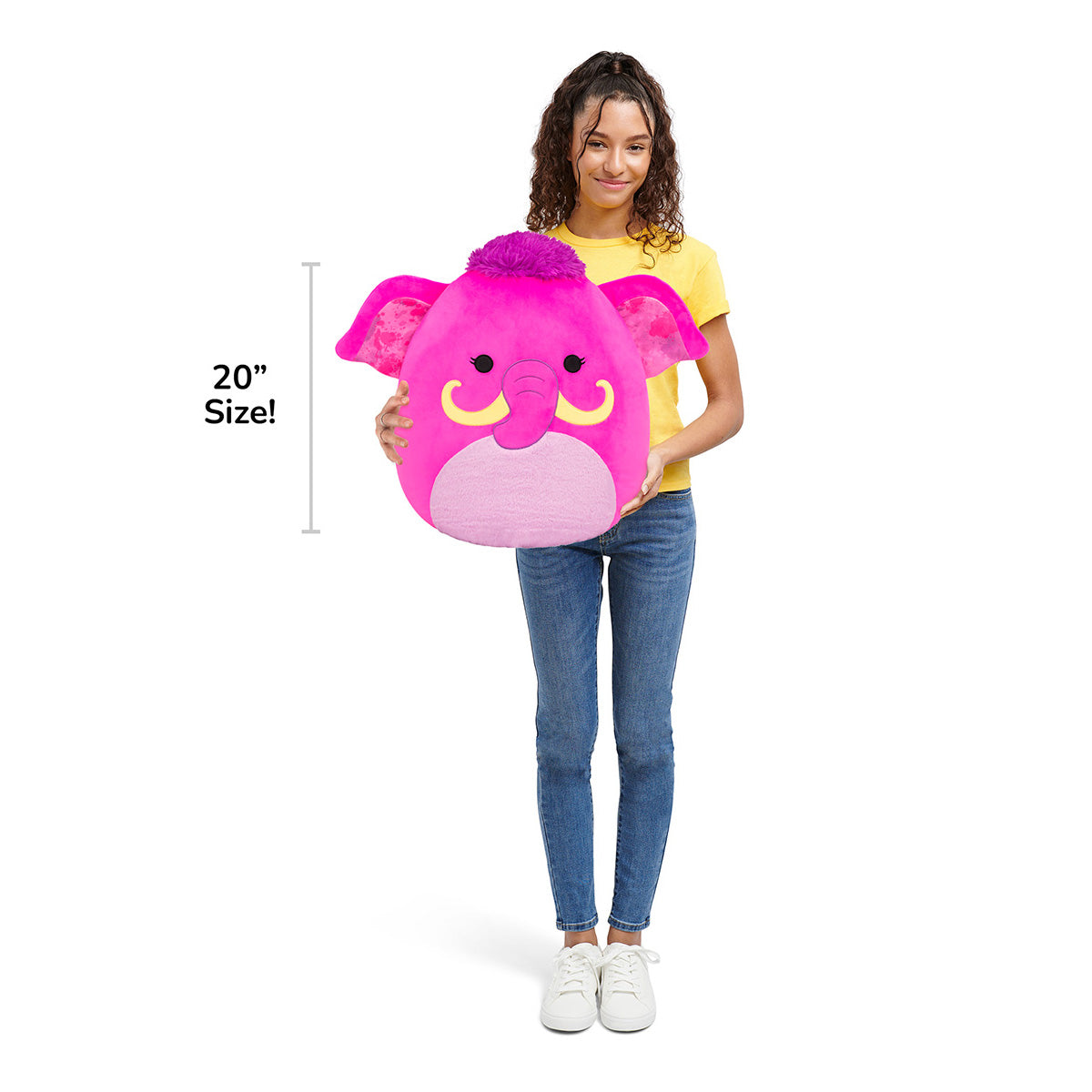 20-Inch Vivi the Bright Hot Pink Woolly Mammoth - Image 7