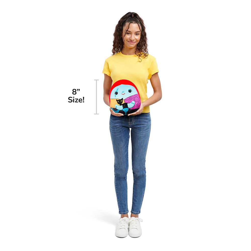 Squishmallows Original Disney 8-Inch Sally Holding Black Cat - Image 7