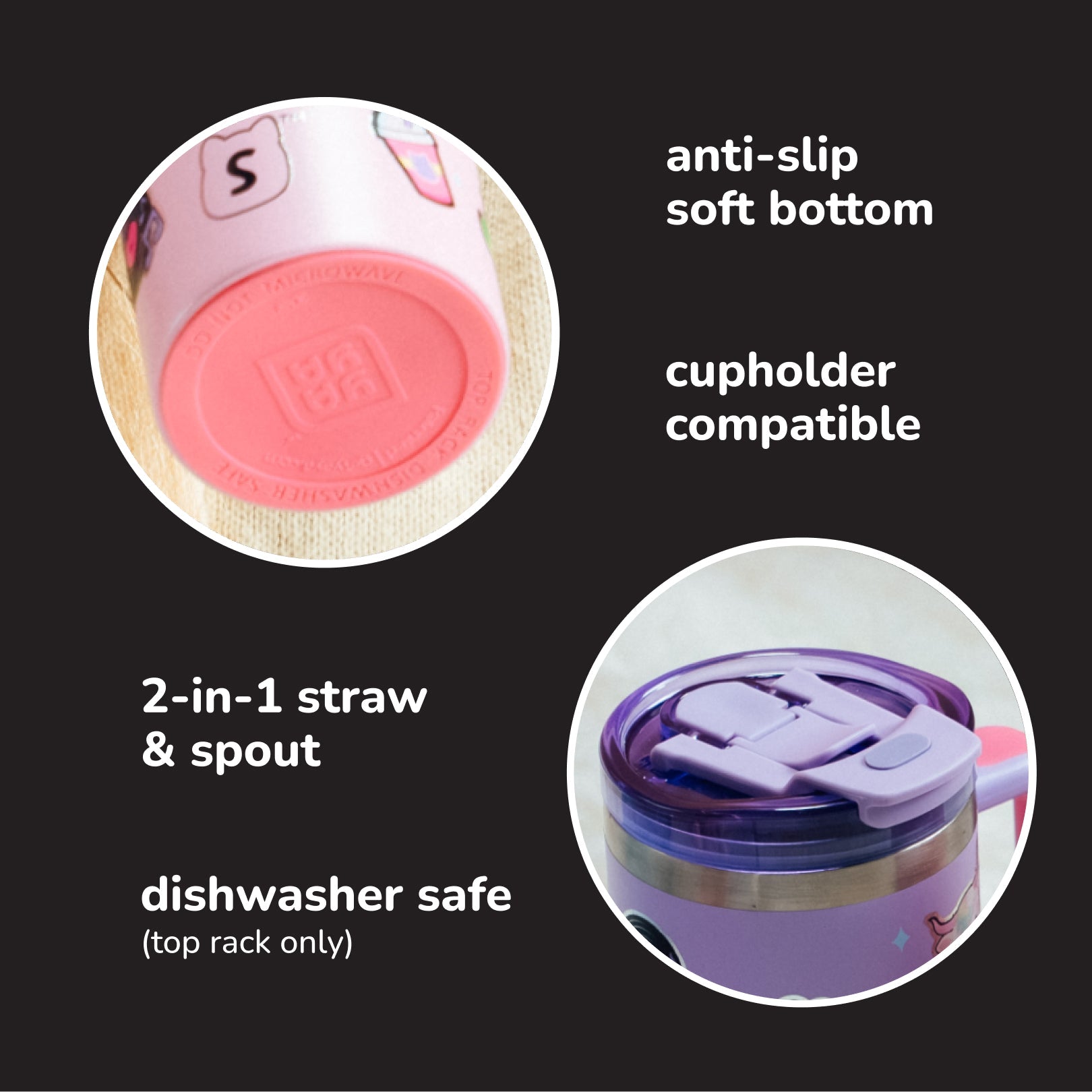 Squishmallows Sticker Bomb Tumbler with Straw - Image 8